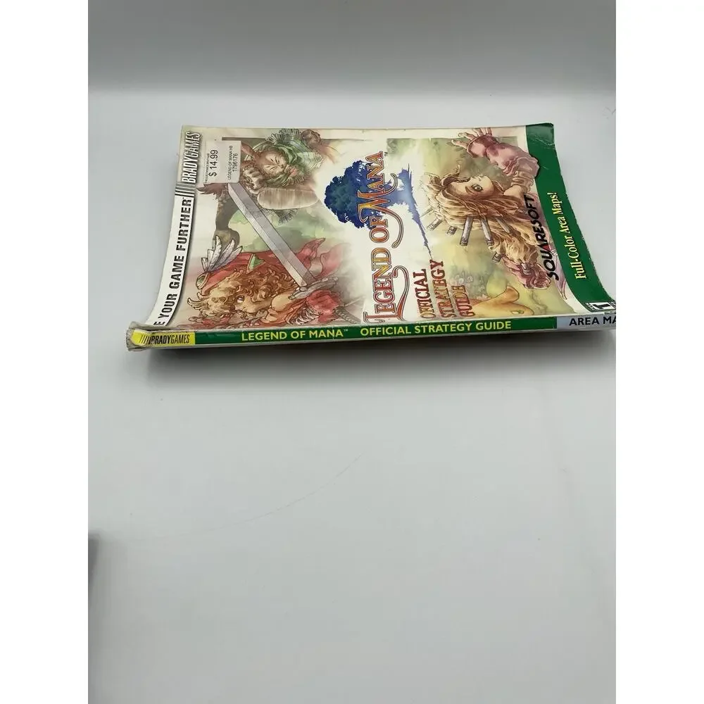 Legend of Mana Official Strategy Guide Brady Sony Playstation Square Enix